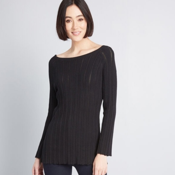 Modcloth Pointelle Elegance Tunic - Picture 1 of 6